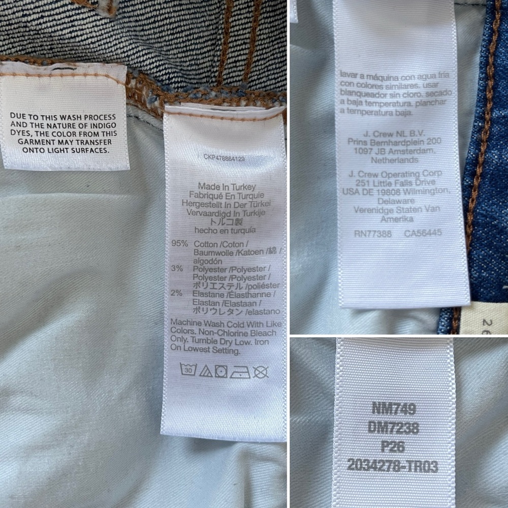 Madewell Straight Leg Jeans - Dark Blue - Picture 8 of 9